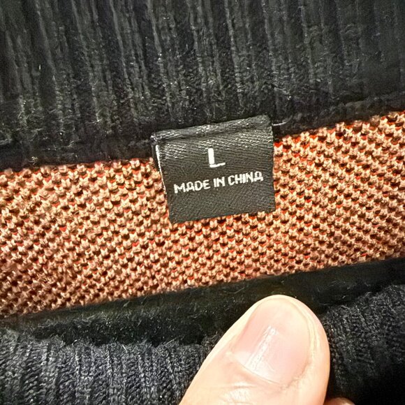 Motörhead Full-Zip Black Sweater With Ace Of Spades Graphic Print Large 100% Acr - Picture 5 of 6